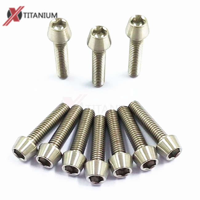 Titanium Cone Head Hex Socket Bolt